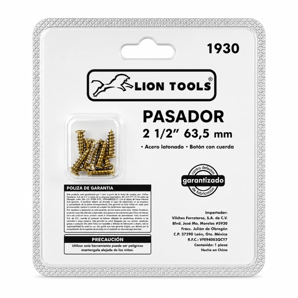 Pasador acero latonado 2 12  Lion tools (2).webp