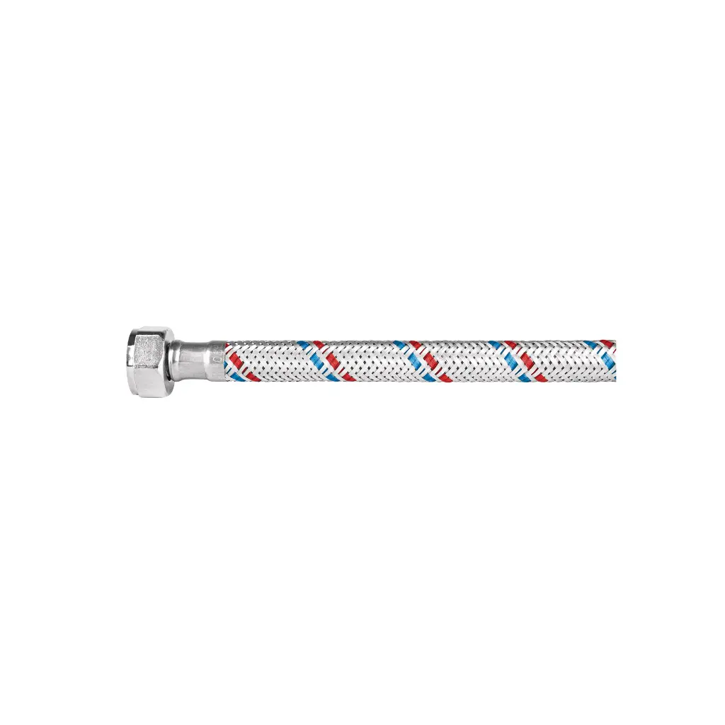 Manguera p/wc aluminio 1/2" x 7/8" 35 cm | Foset