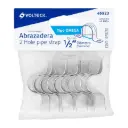 Bolsa abrazadera omega 1/2" con 10 pzas pared delgada | Volteck