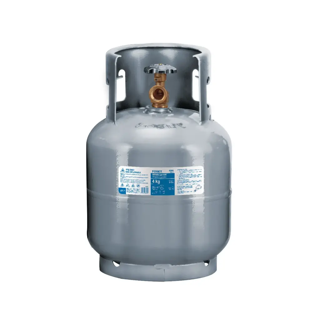 [45888] Cilindro portátil para gas LP 4kg (9lb) Tanque | FOSET