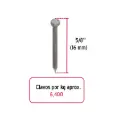 Kilo clavo 5/8" alfilerillo s/cab | Fiero