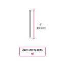 Kilo clavo 4" c/cab para madera | Fiero