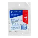 Bolsa grapas planas blancas 9.5 × 6 mm con 20 pzas | Volteck