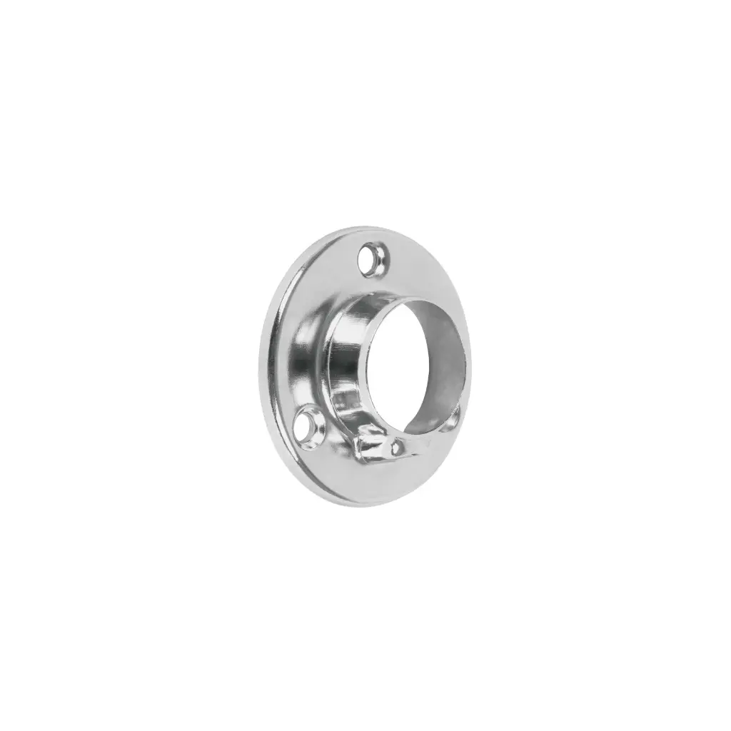 [48975] Brida cromada para tubo redondo de closet 2.5 mm | Hermex