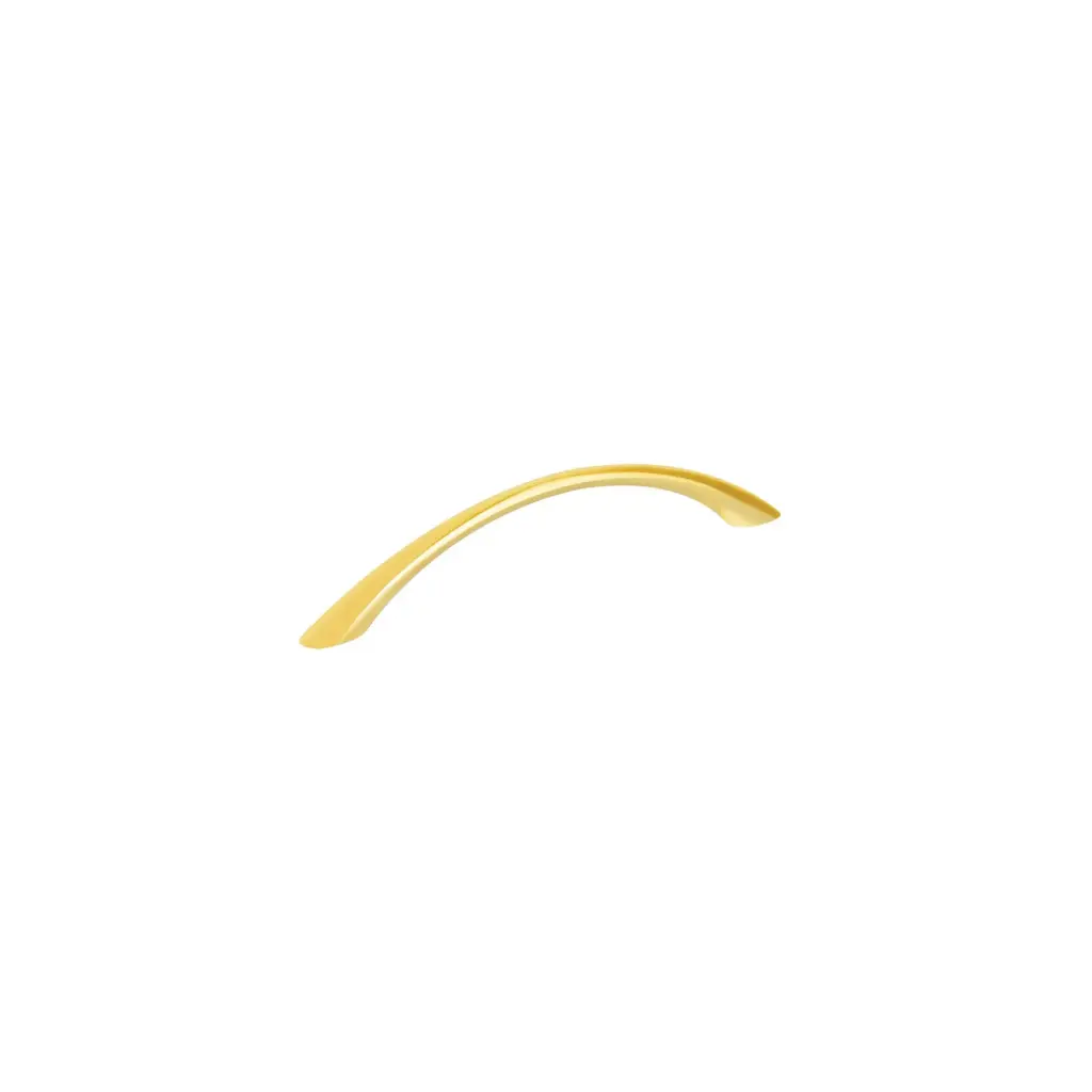 [43825] Jaladera 128 mm estilo arco latón brillante | Fiero