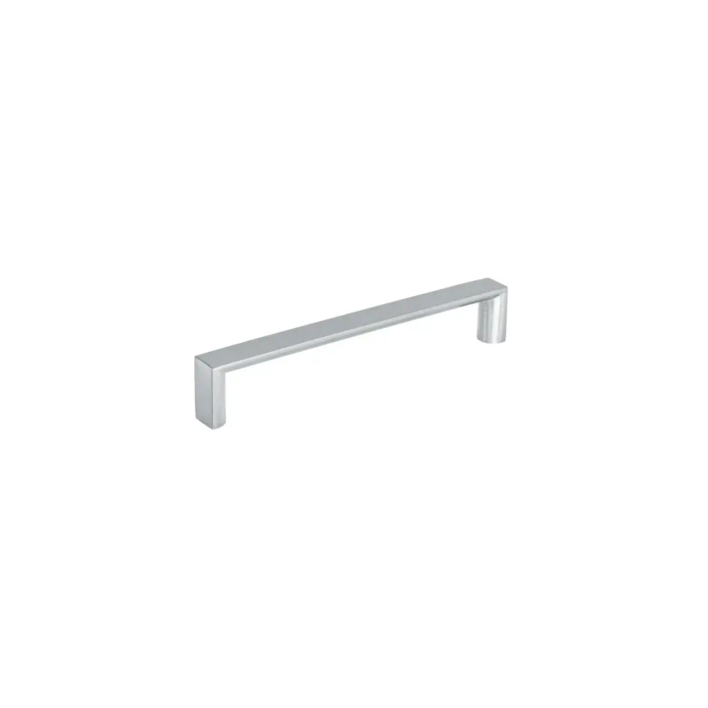Jaladera 128 mm estilo andamio níquel satinado | Fiero