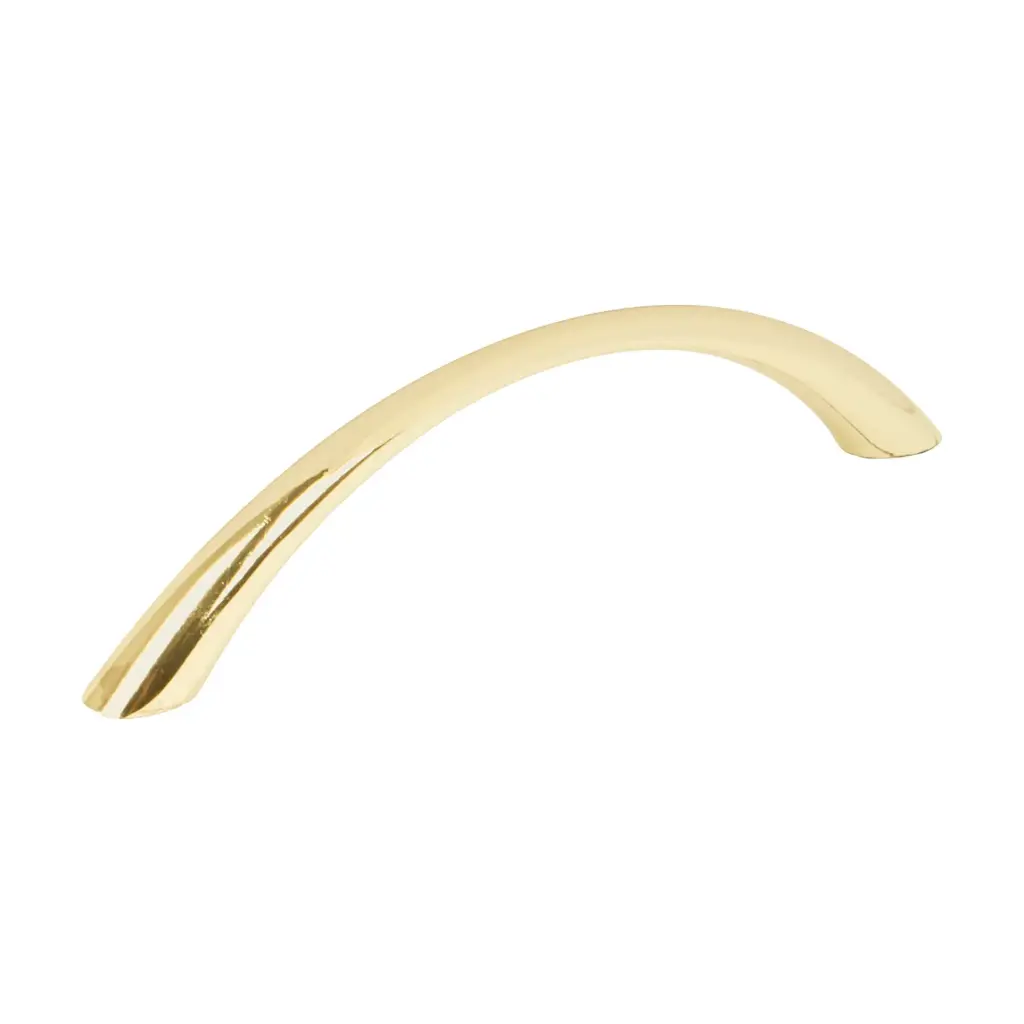 [43826] [43826] Jaladera 96 mm estilo arco latón brillante | Fiero