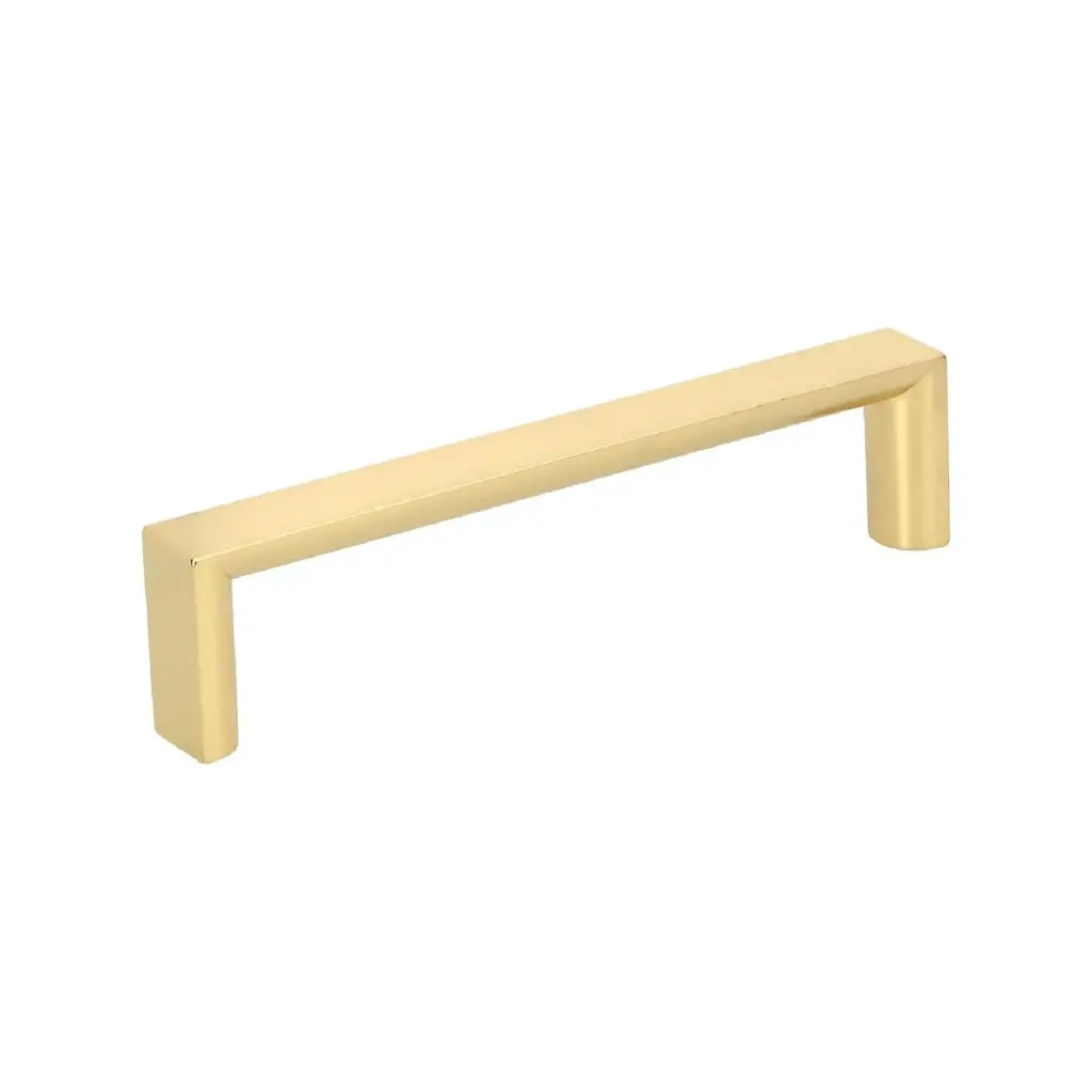 Jaladera 96 mm estilo andamio latón brillante | Fiero