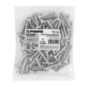Bolsa Tornillo #1/4 x 1 1/2 Máquina hexagonal galvanizado con 80 pzas | Fiero