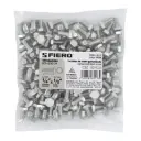 Bolsa Tornillo #1/4 x 1/2 Máquina hexagonal galvanizado con 150 pzas | Fiero