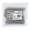 Bolsa Tornillo #5/16 x 4 1/2 Máquina hexagonal galvanizado con 30 pzas | Fiero