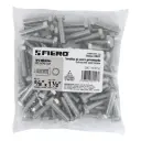 Bolsa Tornillo #3/8 x 1 1/2 Máquina hexagonal galvanizado con 70 pzas | Fiero