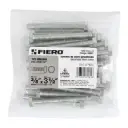 Bolsa Tornillo #3/8 x 3 1/2 Máquina hexagonal galvanizado con 30 pzas | Fiero