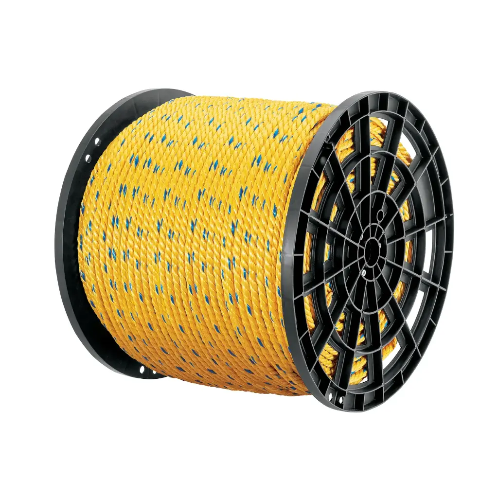 Kilo de cuerda 13 mm 1/2 amarilla de polipropileno – mecate de plástico