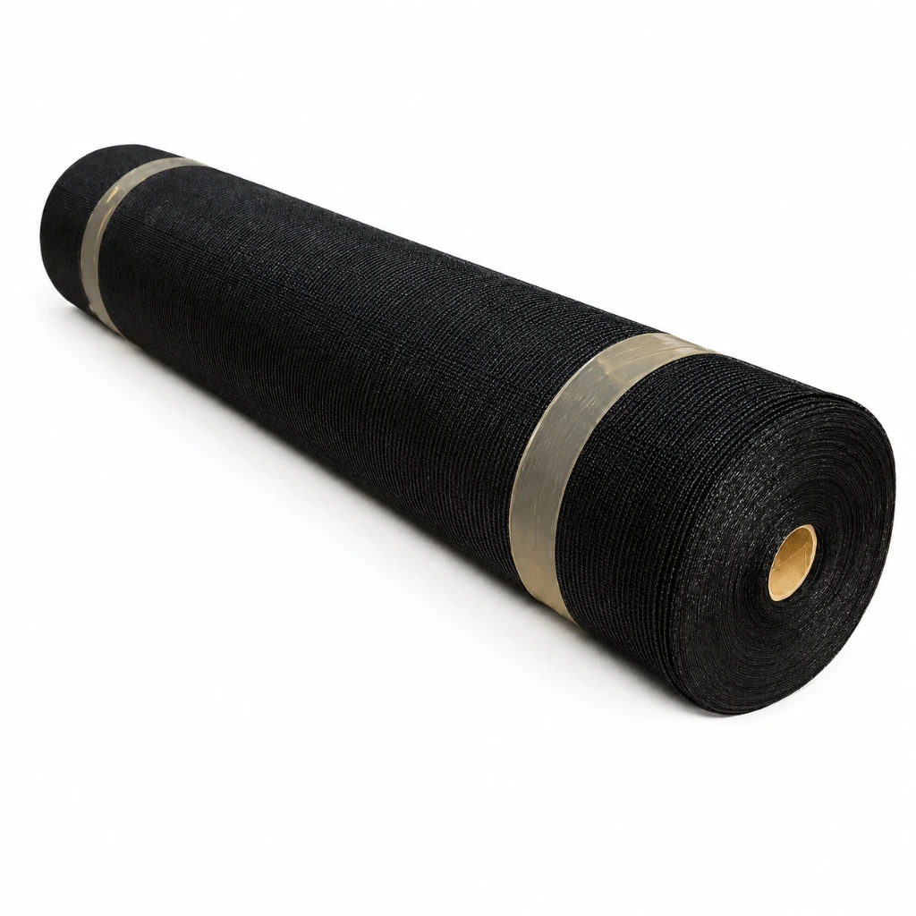 Rollo malla sombra 80% monofilamento negro 3.70 m 100 mtrs