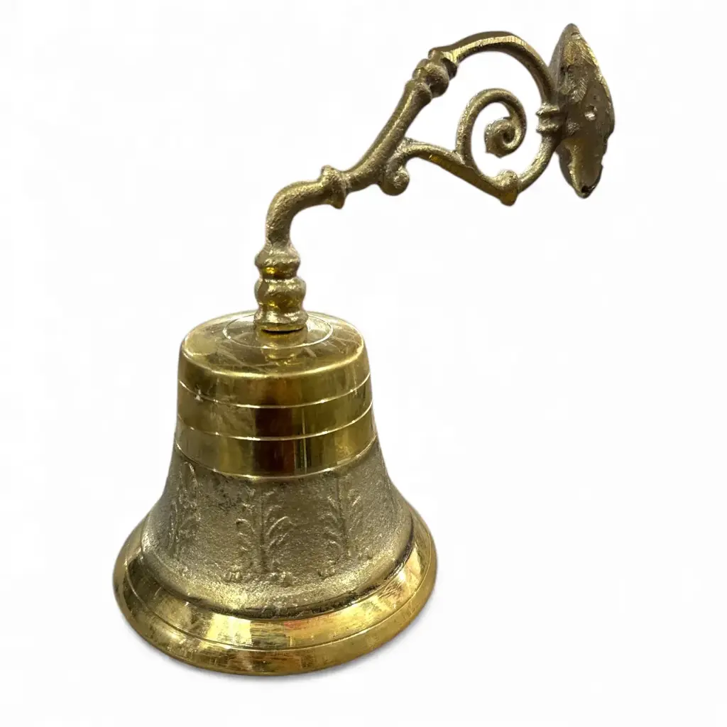 Campana de bronce #8 con brazo | Timbre