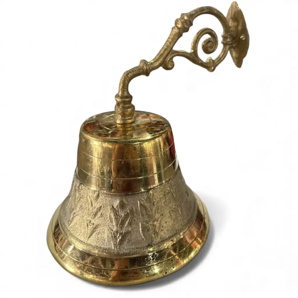 Campana de bronce #9 con brazo | Timbre