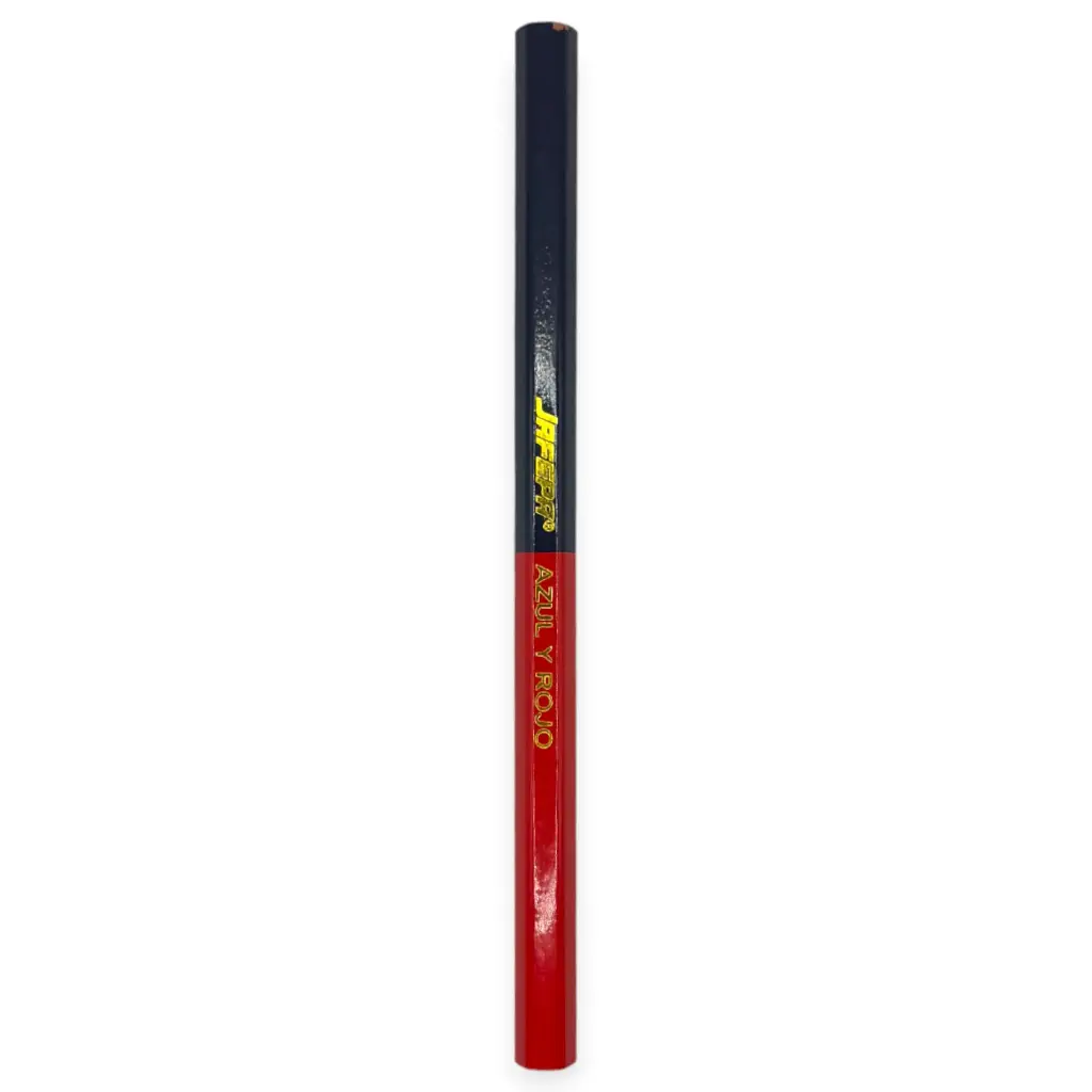 Lapiz Bicolor 18cm Azul y Rojo | Jafepa