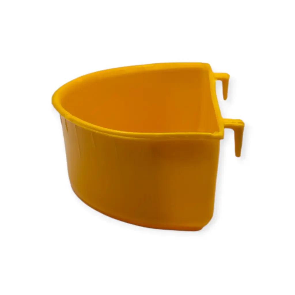 Comedero media luna grande para aves