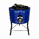Estufon Bajo con parrilla manguera y quemador Fogon