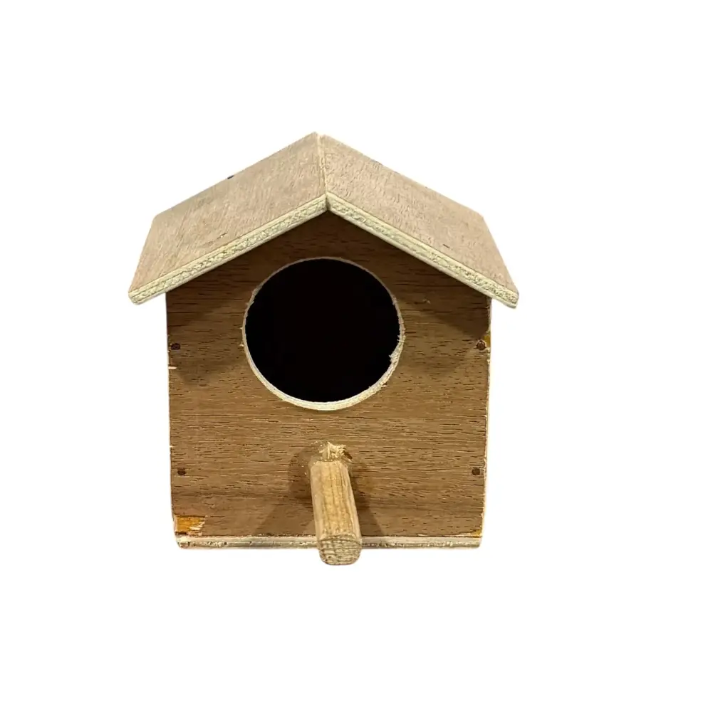 Nido de madera tipo casa chico