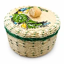 Tortillero térmico Yute grande con tapa