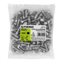 Bolsa Tornillo #1/4 x 1 Coche galvanizado con 100 pzas | Fiero