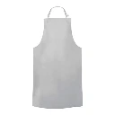 Mandil de lona blanco plastificado