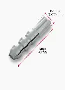 Taquete 3/8" de plástico 1 pza | Anker