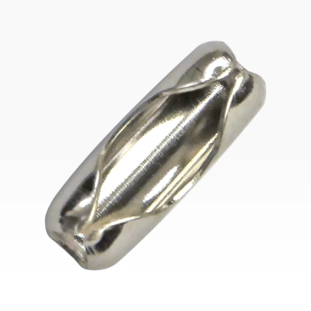 [26-7005-200061] Conector cadena de bolitas 3.2 mm niquelado