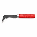 Cuchillo zapatero fleje curvo grande mango rojo | Trucha