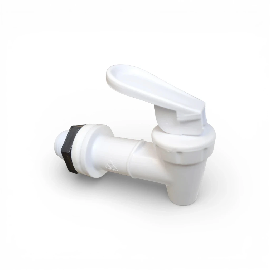 Llave para dispensador de agua macho 3/4" palanca blanca 2913 | Fama
