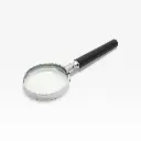 Lupa de vidrio aro metal 5cm | Lobo
