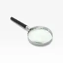 Lupa de vidrio aro metal 7.5cm | Lobo