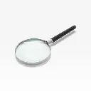 Lupa de vidrio aro metal 9cm | Lobo