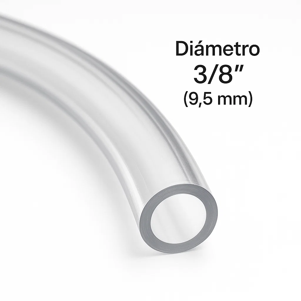 [19867-1] Metro manguera 3/8" industrial transparente | Truper