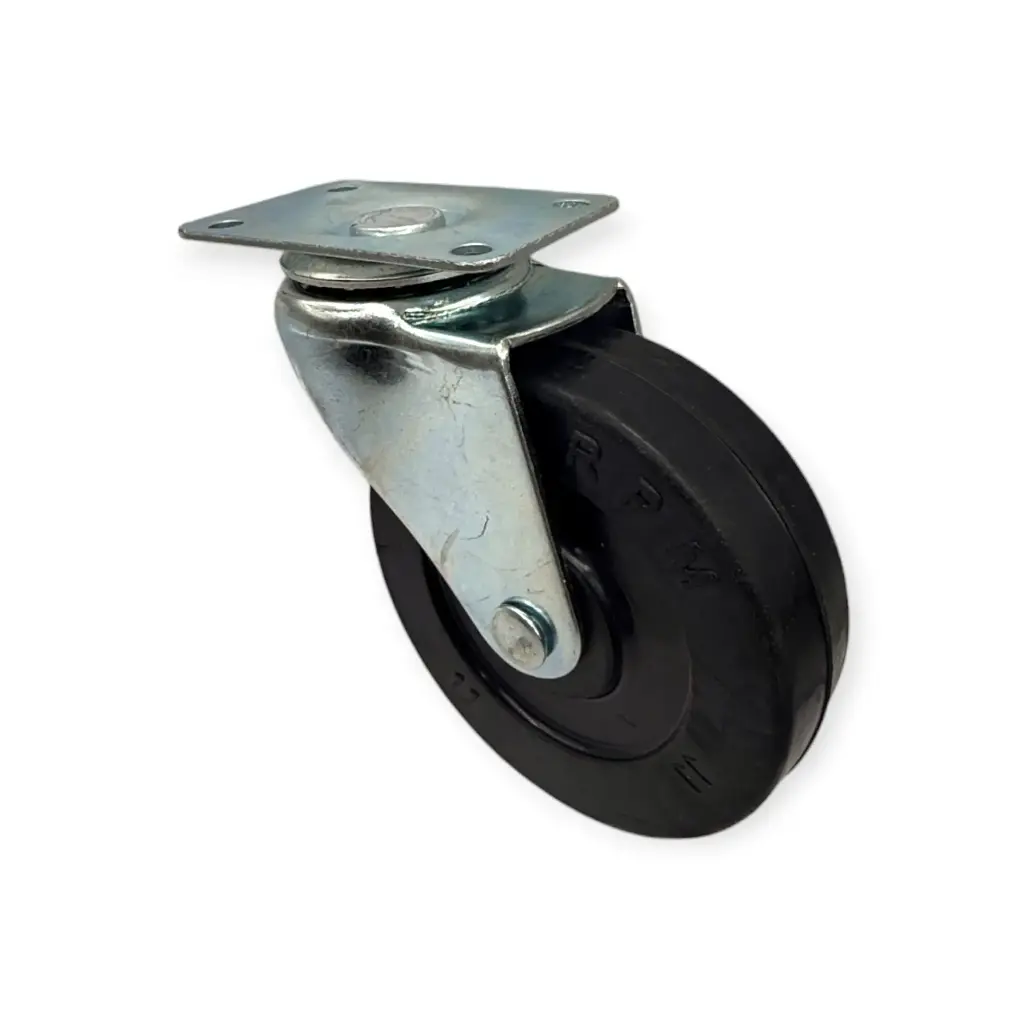 [26-4050-407610] Rodaja hule 3" con placa giratoria | Rueda
