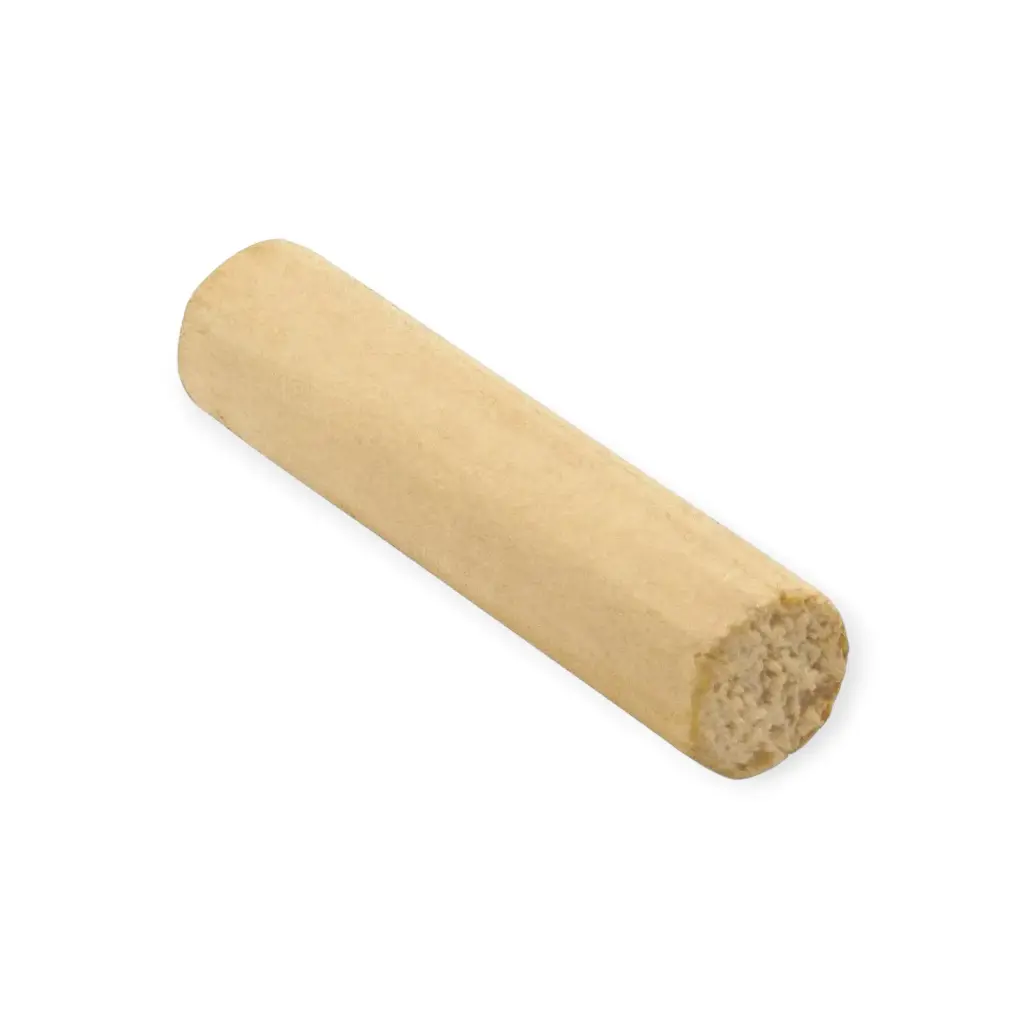 Bolsa taquetes 1/4" de madera con 80 pzas