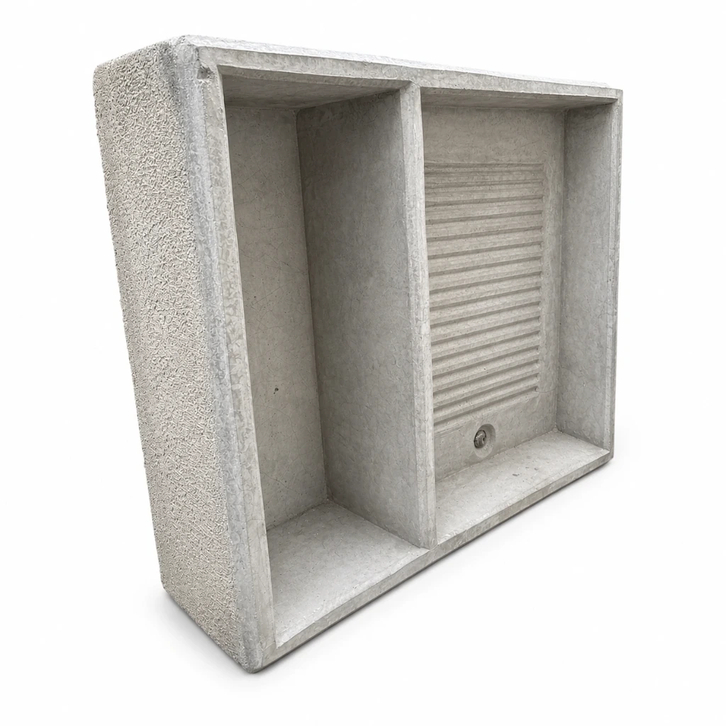 Lavadero de cemento con pila 80x70cm