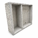 Lavadero de cemento con pila 80x70cm