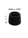 Regatón de hule 1 1/4" Redondo