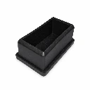 Regaton casquillo plástico tapón rectangular 2 × 1 #53