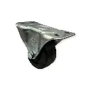 Rodaja hule 2 1/2" Placa Fija tipo Industrial carga 20kg | Rueda
