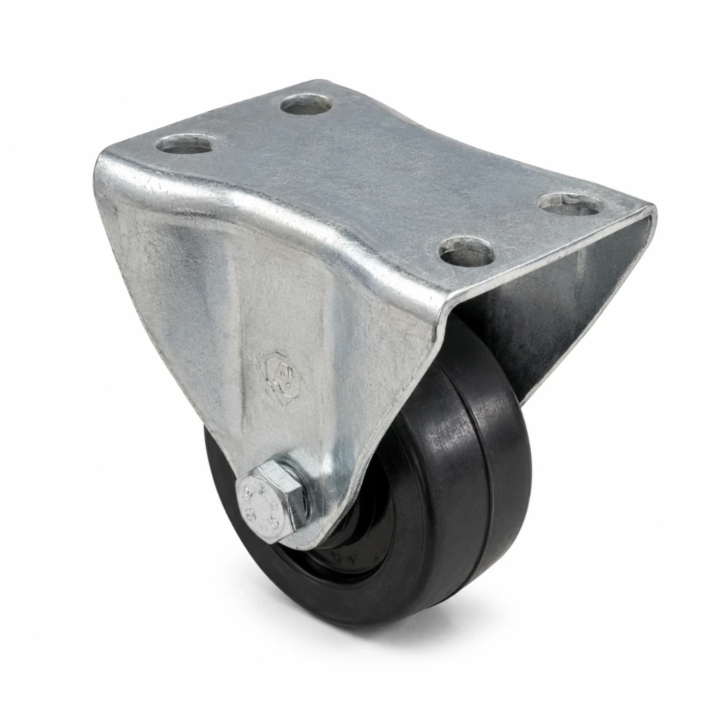 Rodaja hule 2" Placa Fija tipo Industrial  | Rueda