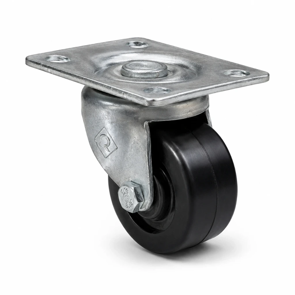 Rodaja hule 2 1/2" Placa Giratoria tipo Industrial | Rueda