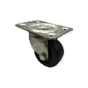 Rodaja hule 2 1/2" Placa Giratoria tipo Industrial carga 20kg | Rueda