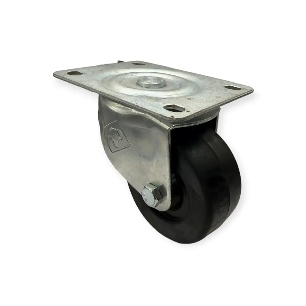 Rodaja hule 3" Placa Giratoria tipo Industrial carga 20kg | Rueda