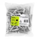 Bolsa Tornillo #3/8 x 2 Coche galvanizado con 60 pzas | Fiero