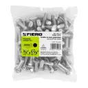 Bolsa Tornillo #3/8 x 1 1/2 Coche galvanizado con 70 pzas | Fiero