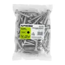 Bolsa Tornillo #3/8 x 2 1/2 Coche galvanizado con 50 pzas | Fiero